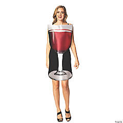 Women's Get Real Glass of Wine Costume