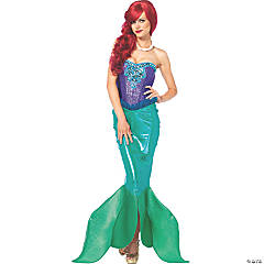 Women's Mermaid Deep Sea Siren Costume - Small