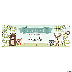 Woodland Animal Party Birthday Personalized Name Wrapping Paper, Kids &  Baby - Graphic Spaces