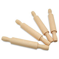 Natural Wood Turnings, Assorted Shapes & Sizes, 18 lb