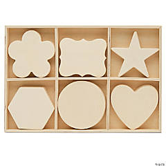 Woodpeckers Crafts, DIY Unfinished Wood  Shapes Cutouts Tray, Pack of 3