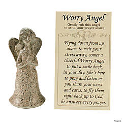Worry Angels with Prayer Card - 12 Pc.