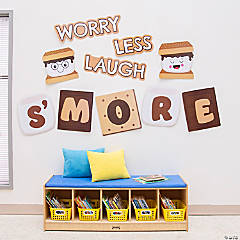 Worry Less Laugh S’more Classroom Wall Statement Piece - 10 Pc.