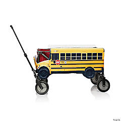 Yellow School Bus Wagon Cover Halloween Accessory