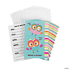 You’re A Hoot Invitations - 8 Pc.