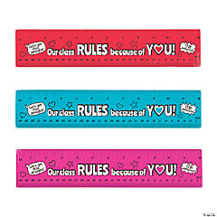 You Rule Valentine Rulers - 12 Pc.