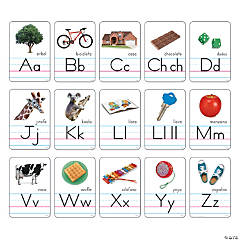 Zaner-Bloser Spanish Alphabet Cards - 30 Pc.