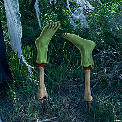 Zombie Feet Yard Stakes Halloween Decorations - 2 Pc.