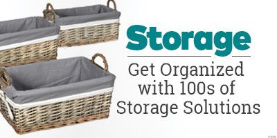 Storage - Get Organized with 100s of Storage Solutions