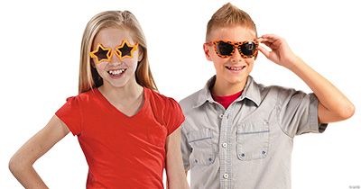novelty star glasses