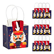 4 1/2" x 5 1/2" Small Nutcracker Gift Bags - 12 Pc.