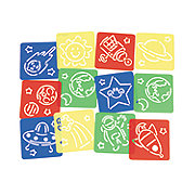 Awesome Outer Space Stencils - 12 Pc.