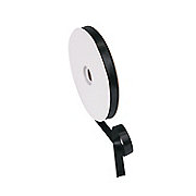 Black Double-Faced Satin Ribbon - 5/8"