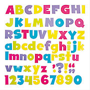 Bold Brights Designer Letters