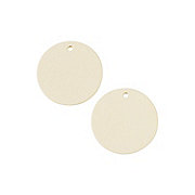 DIY Ceramic Round Christmas Ornaments - 12 Pc.