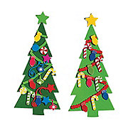 DIY Fabulous Foam Christmas Tree Bookmarks - 24 Pc.