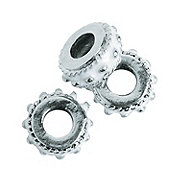 Enamel Ring Large Hole Beads - 12mm