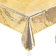 Gold Sequined Tablecloth