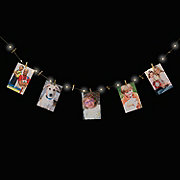 LED Gold Photo Clip String Lights