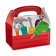 Little Handyman Red Tool Box Treat Box - 12 Pc.