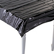 Metallic Black Foil Tablecloth