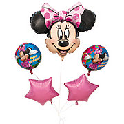 Minnie Mouse Mylar Balloons - 5 Pc.