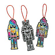 Nutcracker Magic Color Scratch Ornaments - 24 Pc.