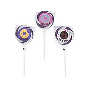 Personalized Donut Sprinkles Swirl Lollipops - 24 Pc.
