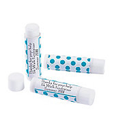 Personalized Polka Dot Lip Covers - 12 Pc.