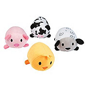 Roly-Poly Farm Stuffed Animals - 12 Pc.
