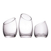 Slanted Votive Candle Holders - 3 Pc.