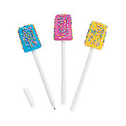 Slow-Rising Squishy Ice Pop Pens - 12 Pc.