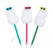 Squishy Snowman Pens - 12 Pc.