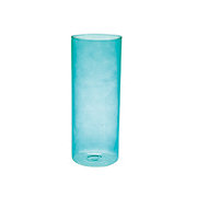 Teal Cylinder Vase