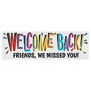 Welcome Back Custom Banner - Medium