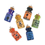 Wizard Potion Charm Bottles - 6 Pc.