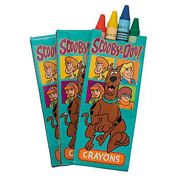 1 1/2" x 3 3/4" 4-Color Scooby-Doo!&#8482; Crayon Boxes - 24 Pc.