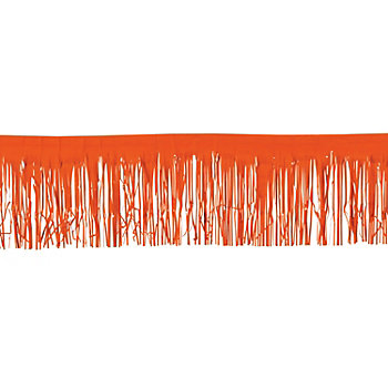 10-ft. Orange Metallic Fringe