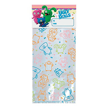 11" Medium UglyDolls Cellophane Bags - 20 Pc.