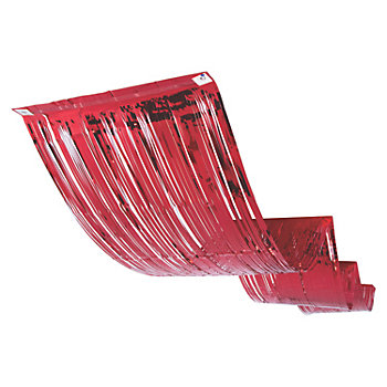 14 ft. 9" Red Foil Ceiling Decoration