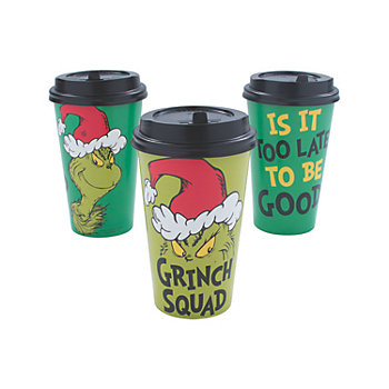 The Grinch Paper Cups 8 piece, Party Supplies – Party Mania USA