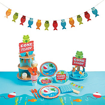 Fishing Party Tops Treat Bags Fishing Birthday Favors the Big One Fish  Birthday 1st Birthday Fish Theme Sold in Sets of 1 Dozen 