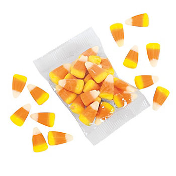 2 lbs. Classic Candy Corn Clear Candy Packs - 32 Pc.