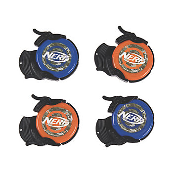 2" Nerf<sup>®</sup> Hand-Held Plastic Disc Shooters - 4 Pc.