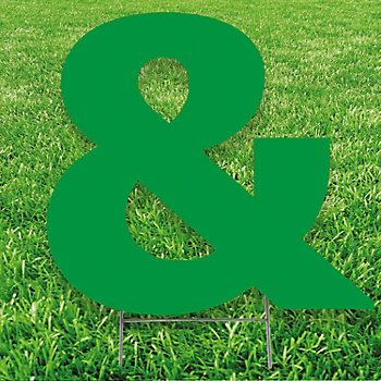 20" x 20" Ampersand & Yard Signs