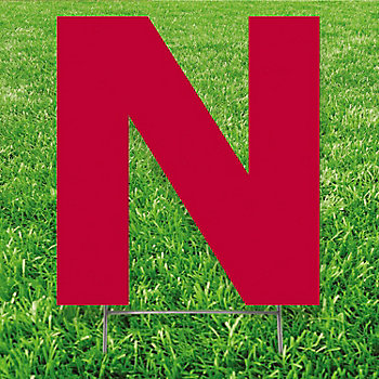 20" x 20" Letter N Yard Signs