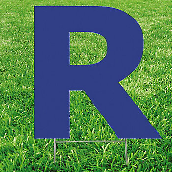 20" x 20" Letter R Yard Signs