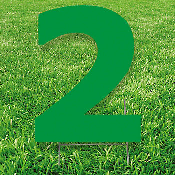 20" x 20" Number 2 Yard Signs