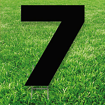 20" x 20" Number 7 Yard Signs
