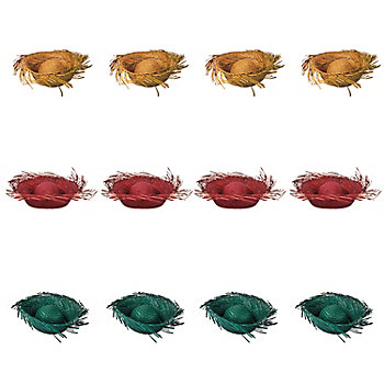 22" circ. Solid Color Beachcomber Straw Hats – 12 Pc.